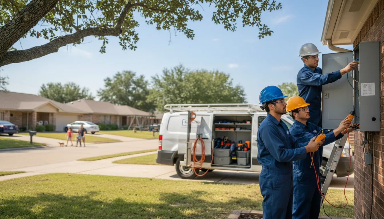 Certified electrician providing emergency electrical services in Brasstown, NC